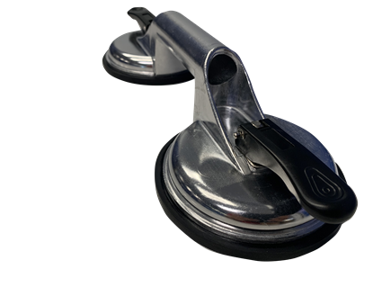 8010423 Close-up of ergonomic handles and dual suction pads