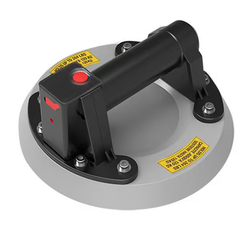 Poseidon 8" Battery Powered Vacuum Cup – Lightweight Electric Suction Cup