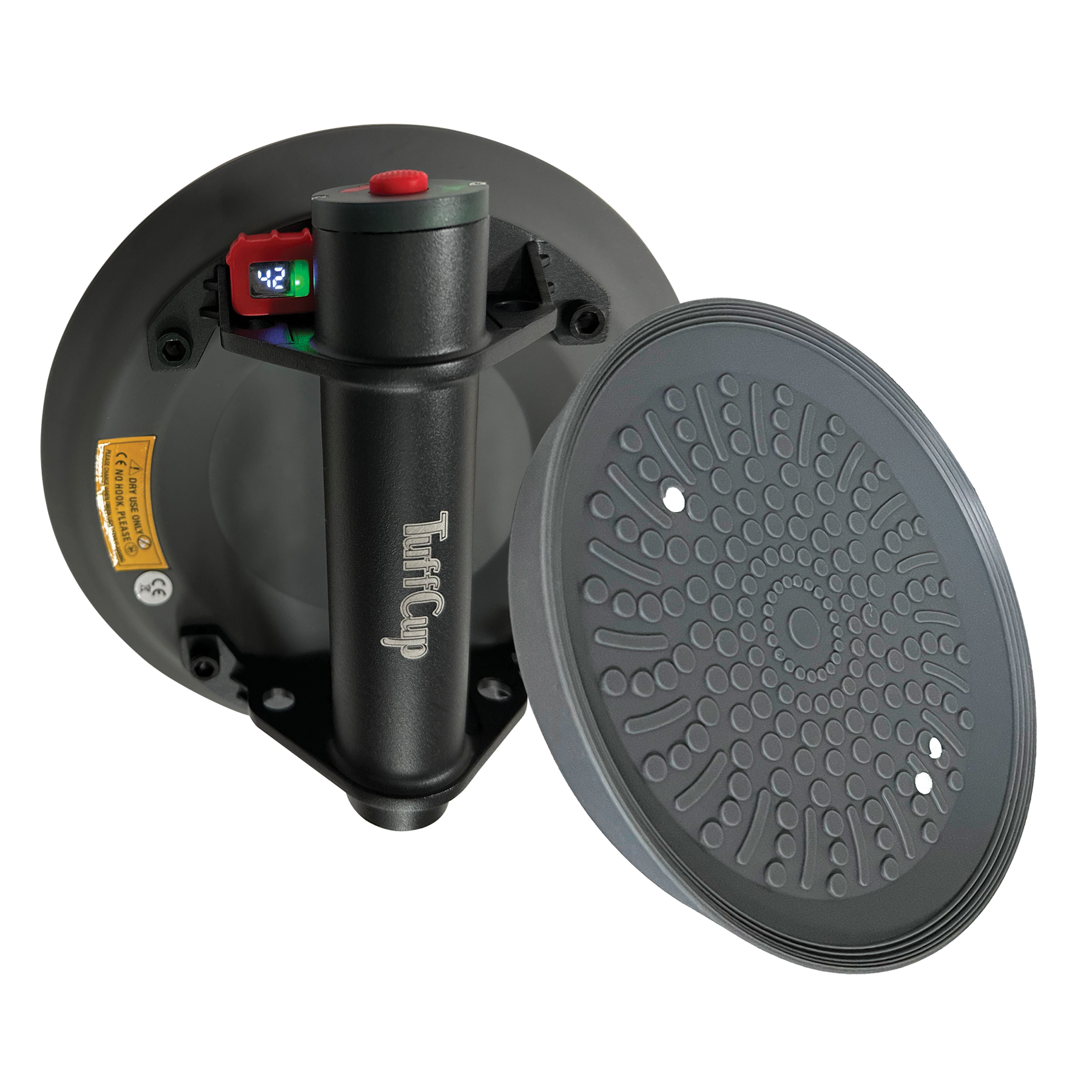 TuffCup Titan 8" LED Electric Battery Powered Vacuum Cup