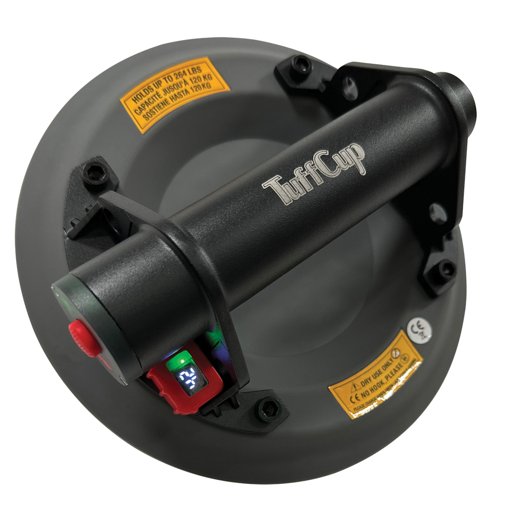 TuffCup Titan 8" LED Electric Battery Powered Vacuum Cup